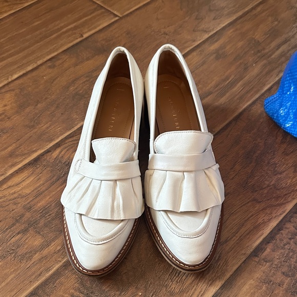 Signature Shoes Womens White Leather Loafers Poshmark — free download